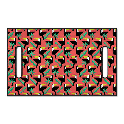 Tropical Toco Toucan Pattern Print Golf Cart Seat Cover