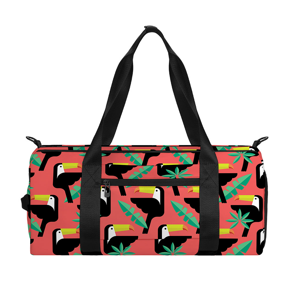 Tropical Toco Toucan Pattern Print Gym Bag