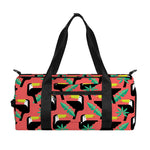 Tropical Toco Toucan Pattern Print Gym Bag