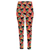 Tropical Toco Toucan Pattern Print High-Waisted Pocket Leggings