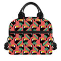 Tropical Toco Toucan Pattern Print Insulated Lunch Bag