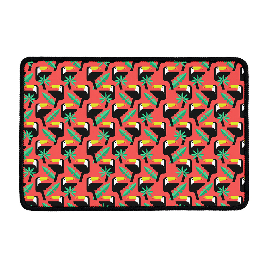 Tropical Toco Toucan Pattern Print Kitchen Mat