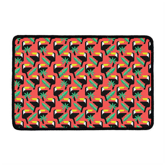 Tropical Toco Toucan Pattern Print Kitchen Mat