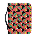 Tropical Toco Toucan Pattern Print Leather Bible Cover
