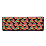 Tropical Toco Toucan Pattern Print Long Kitchen Mat
