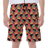 Tropical Toco Toucan Pattern Print Men's Beach Shorts