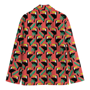 Tropical Toco Toucan Pattern Print Men's Blazer