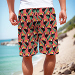 Tropical Toco Toucan Pattern Print Men's Cargo Shorts