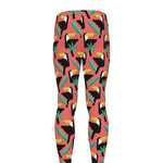 Tropical Toco Toucan Pattern Print Men's leggings