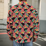 Tropical Toco Toucan Pattern Print Men's Shirt Jacket