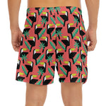 Tropical Toco Toucan Pattern Print Men's Split Running Shorts