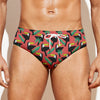 Tropical Toco Toucan Pattern Print Men's Swim Briefs