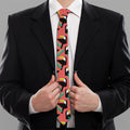 Tropical Toco Toucan Pattern Print Necktie