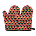 Tropical Toco Toucan Pattern Print Oven Mitts