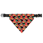 Tropical Toco Toucan Pattern Print Over The Collar Dog Bandana