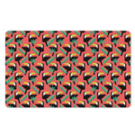 Tropical Toco Toucan Pattern Print Polyester Doormat