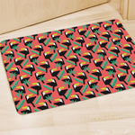 Tropical Toco Toucan Pattern Print Polyester Doormat
