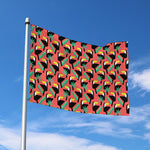 Tropical Toco Toucan Pattern Print Polyester Flag