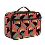 Tropical Toco Toucan Pattern Print Portable Lunch Bag