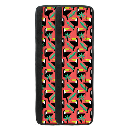 Tropical Toco Toucan Pattern Print Refrigerator Handle Covers