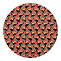 Tropical Toco Toucan Pattern Print Round Blanket