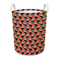 Tropical Toco Toucan Pattern Print Round Laundry Basket