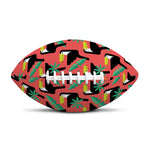 Tropical Toco Toucan Pattern Print Rugby Ball