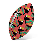 Tropical Toco Toucan Pattern Print Rugby Ball