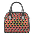 Tropical Toco Toucan Pattern Print Shoulder Handbag