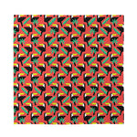 Tropical Toco Toucan Pattern Print Silk Bandana