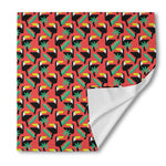 Tropical Toco Toucan Pattern Print Silk Bandana