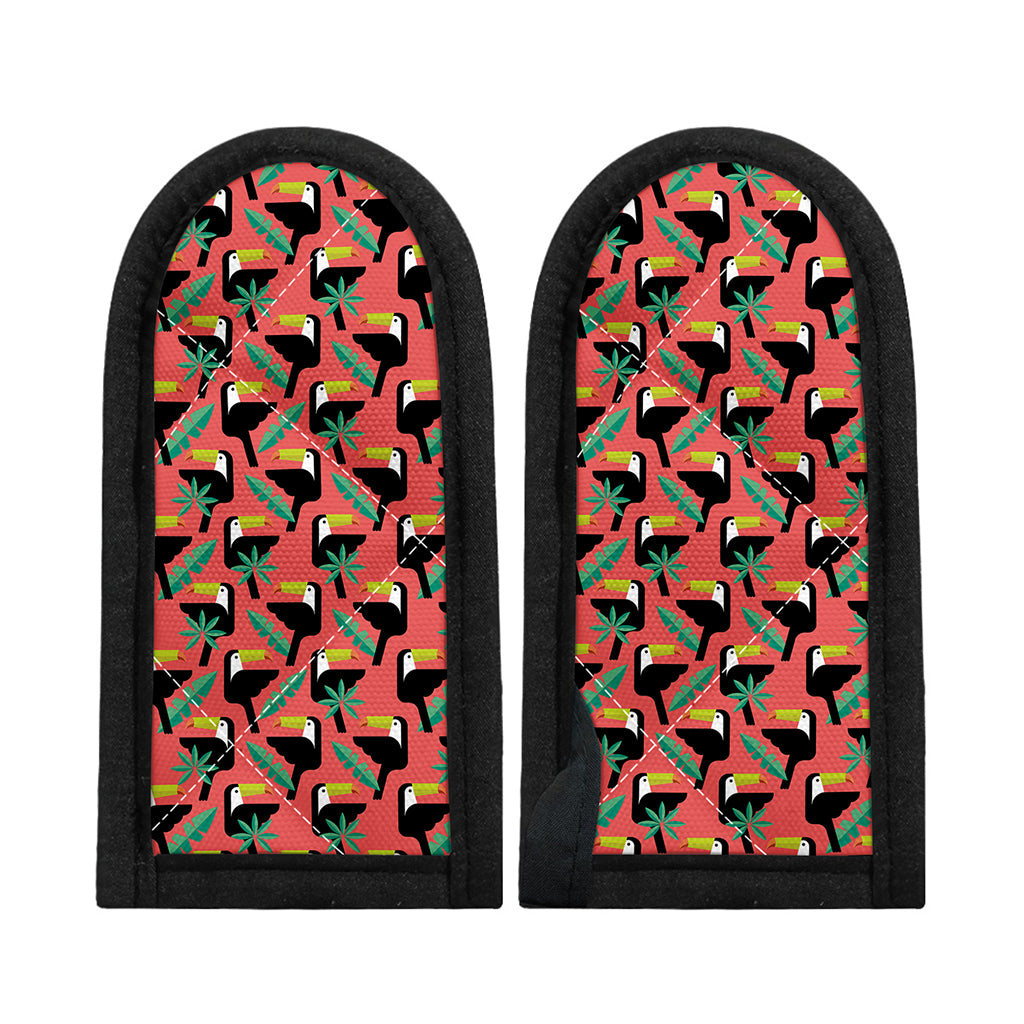 Tropical Toco Toucan Pattern Print Skillet Handle Cover