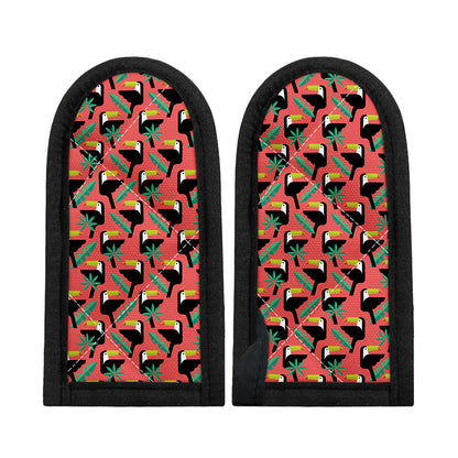 Tropical Toco Toucan Pattern Print Skillet Handle Cover