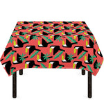 Tropical Toco Toucan Pattern Print Tablecloth