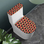 Tropical Toco Toucan Pattern Print Toilet Lid And Tank Cover Set