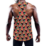 Tropical Toco Toucan Pattern Print Training Tank Top