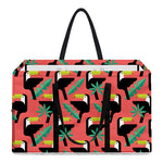 Tropical Toco Toucan Pattern Print Utility Tote Bag
