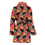 Tropical Toco Toucan Pattern Print Women's Bathrobe