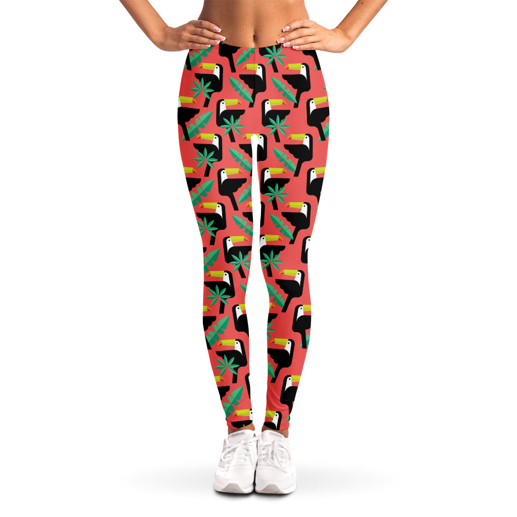 Tropical Toco Toucan Pattern Print Women's Leggings