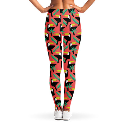 Tropical Toco Toucan Pattern Print Women's Leggings