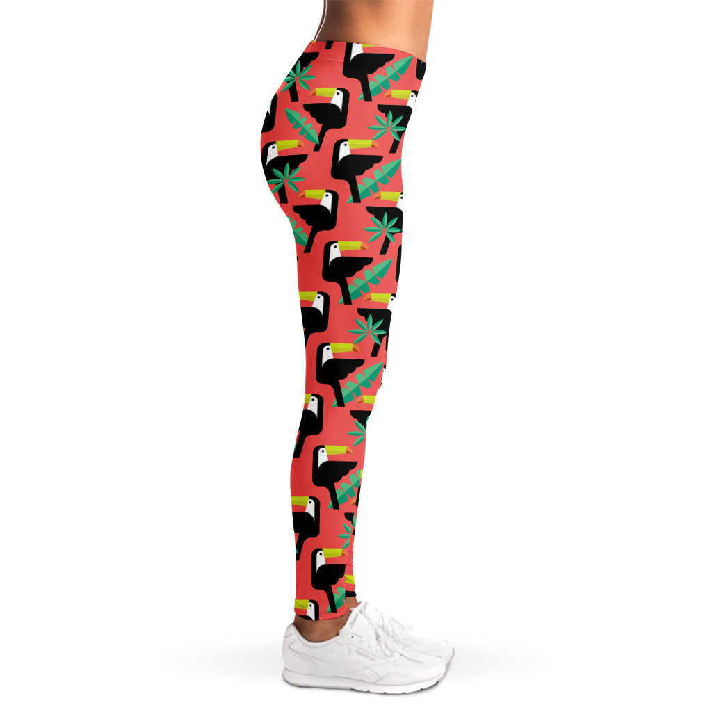 Tropical Toco Toucan Pattern Print Women's Leggings