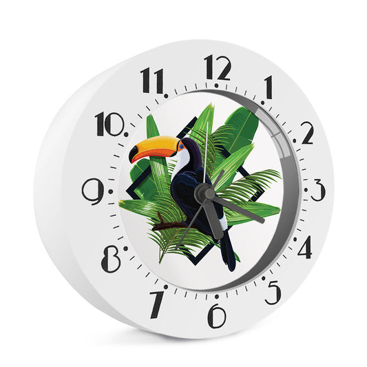 Tropical Toco Toucan Print Alarm Clock
