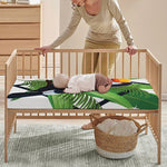 Tropical Toco Toucan Print Baby Crib Sheet