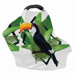 Tropical Toco Toucan Print Baby Seat Cover
