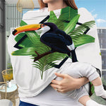 Tropical Toco Toucan Print Baby Seat Cover