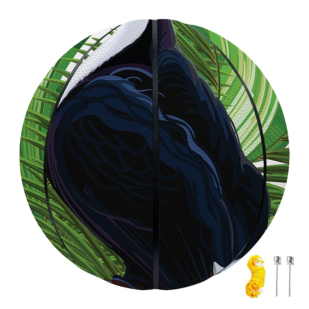 Tropical Toco Toucan Print Basketball