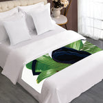 Tropical Toco Toucan Print Bed Runner
