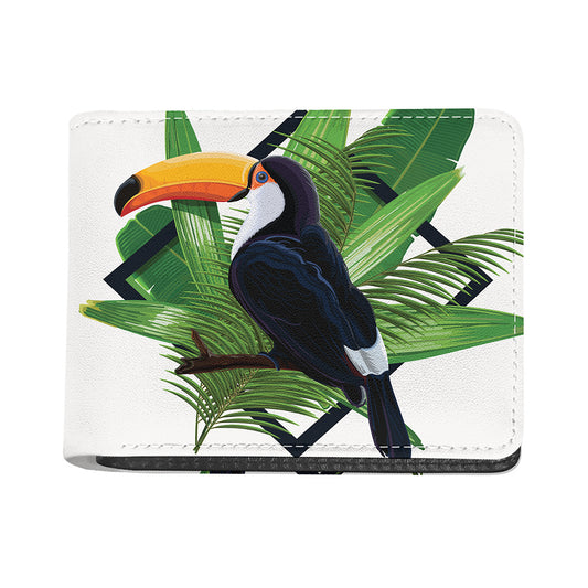 Tropical Toco Toucan Print Bifold Wallet