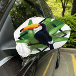 Tropical Toco Toucan Print Car Side Mirror Covers