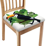 Tropical Toco Toucan Print Chair Cushion Cover